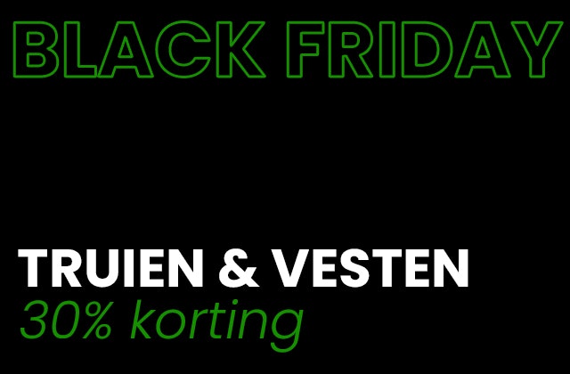 Truien en vesten met 30% korting